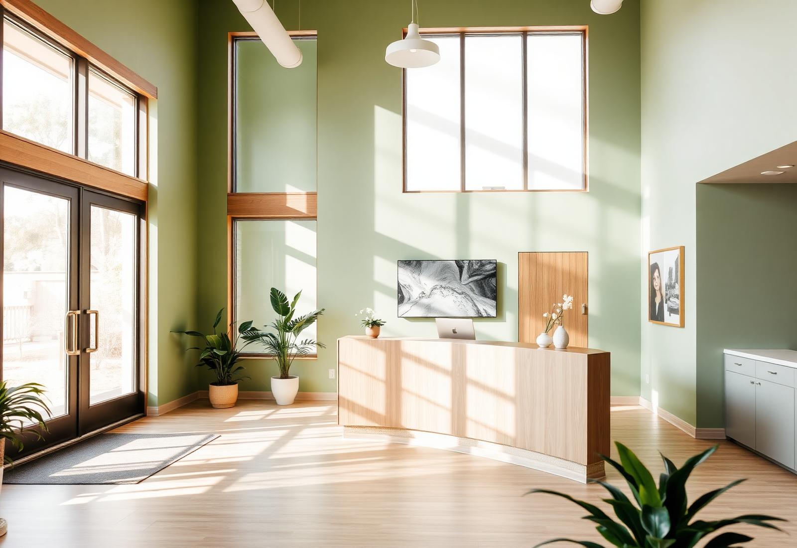 Sage Dental Implants & Surgery reception area